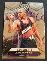 Charles Barkley 2023 2024 Panini Mosaic NBA Greats Series Mint Card #293
