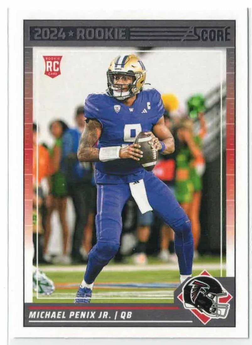 Michael Penix Jr. 2024 Panini Score Series Mint Rookie Card #323