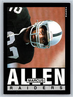 Marcus Allen 1985 Topps Series Mint Card #282
