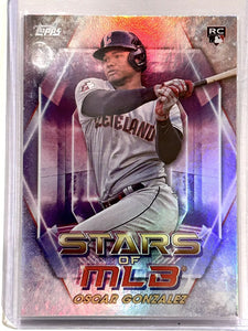 Oscar Gonzalez 2023 Topps Stars of the MLB Series Mint Rookie Card #SMLB-43