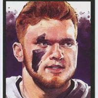 Aidan Hutchinson 2022 Sage Artistry Black Border Series Mint Rookie Card #91