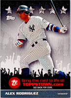 Alex Rodriguez 2009 Topps Town Series Mint Card #TTT1
