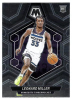 Leonard Miller 2023 2024 Panini Mosaic Mint Rookie Card #213
