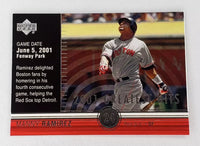 Manny Ramirez 2002 Upper Deck 2001 Greatest Hits Series Mint Card #GH7
