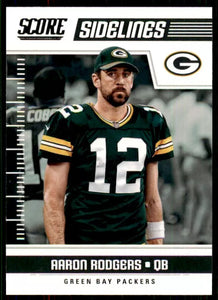 Aaron Rodgers 2018 Score Sidelines Mint Card #14