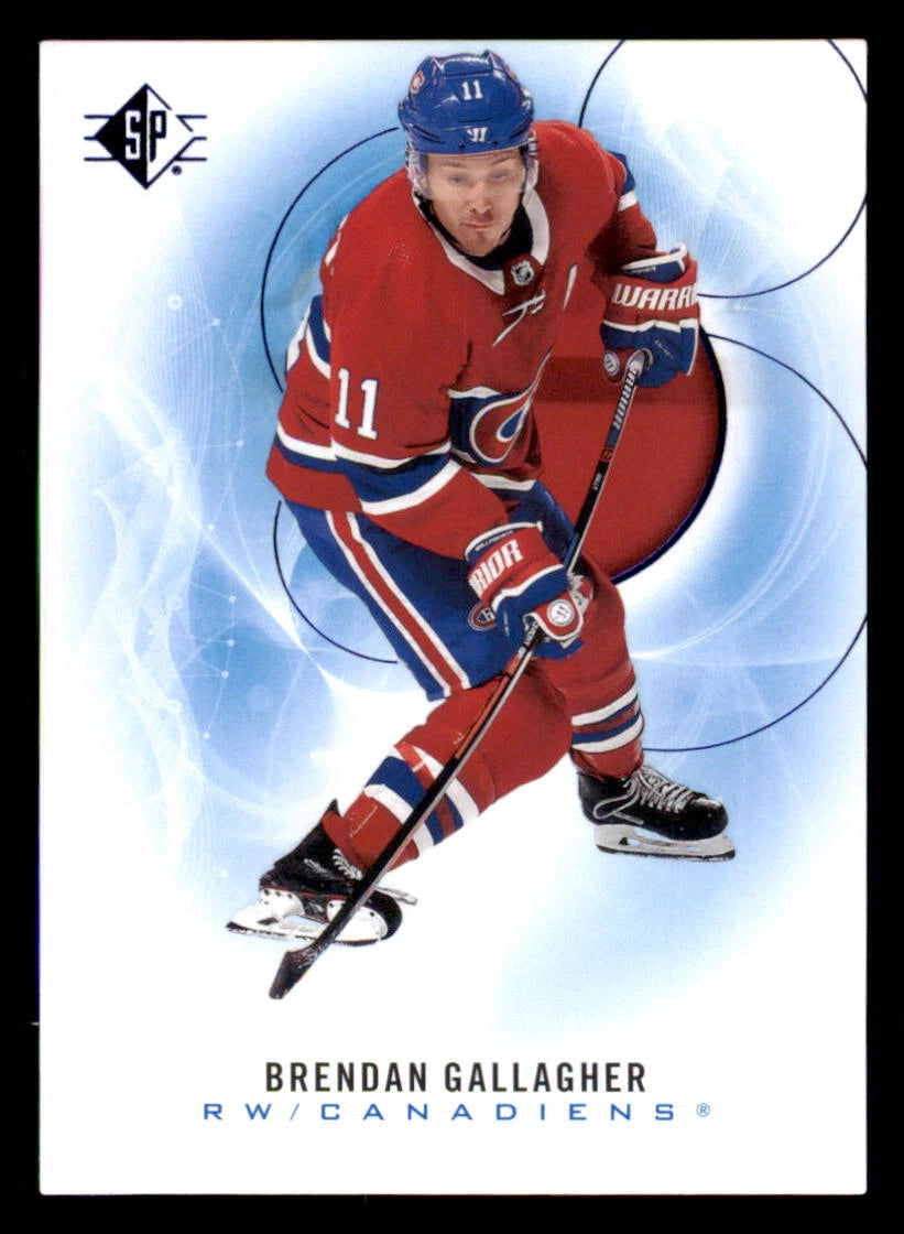 Brendan Gallagher 2020 2021 SP Blue Series Mint Card  #65