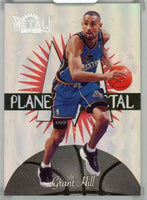 Grant Hill 1997 1998 Skybox Metal Universe Planet Metal Series Mint Card #11
