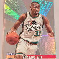 Grant Hill 1996 1997 Topps Stadium Club High Risers Series Mint Card #HR7