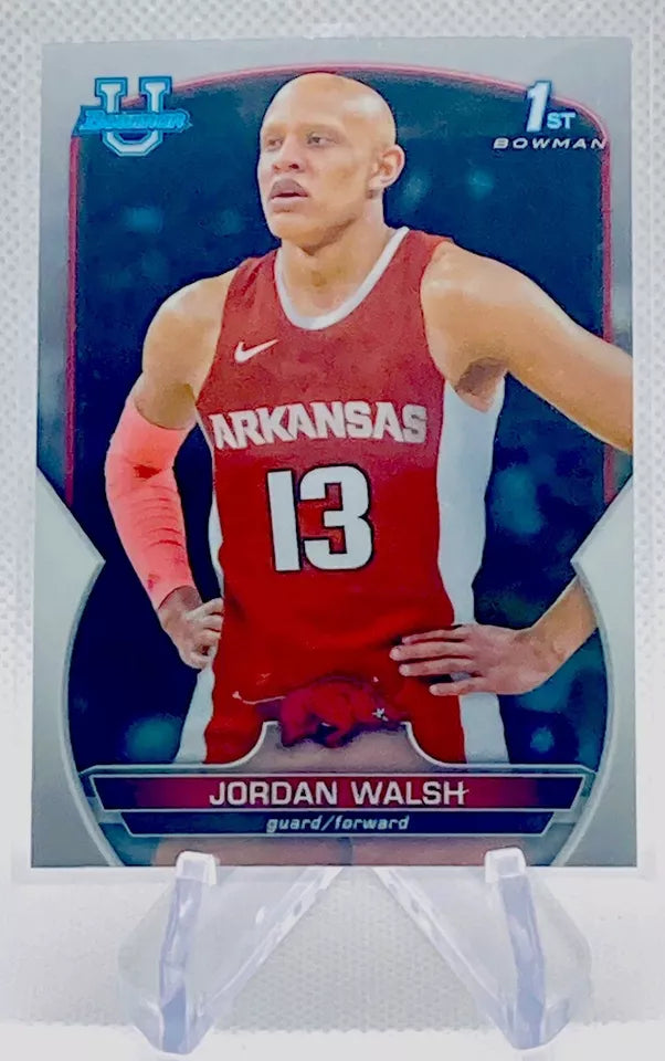 Jordan Walsh 2022 Bowman Chrome University 1st Bowman Card #81