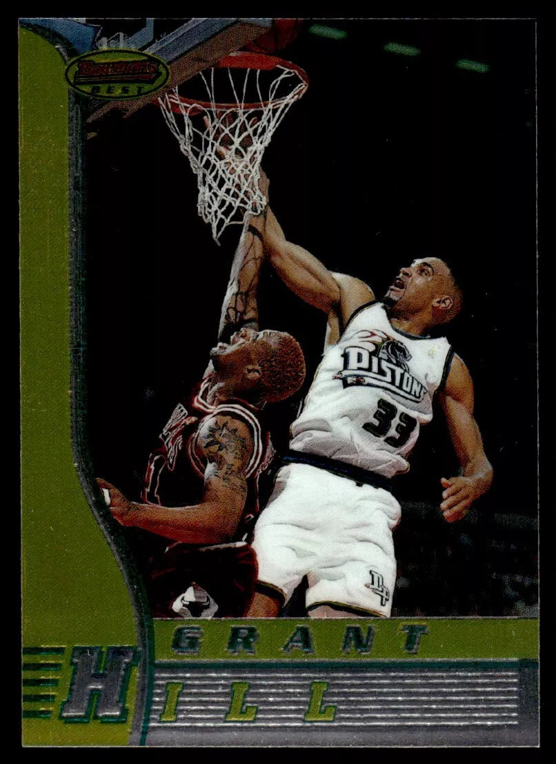 Grant Hill 1997 1998 Bowman's Best Series Mint Card #10