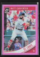 Matt Carpenter 2018 Donruss Optic Pink Series Mint Card #143
