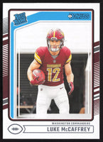 Luke McCaffrey 2024 Panini Donruss Mint Rookie Card #302
