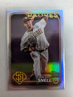 Blake Snell 2024 Topps Rainbow Foil Series Mint Card #460
