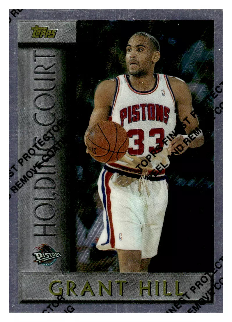 Grant Hill 1996 1997 Topps Holding Court Series Mint Card #HC4