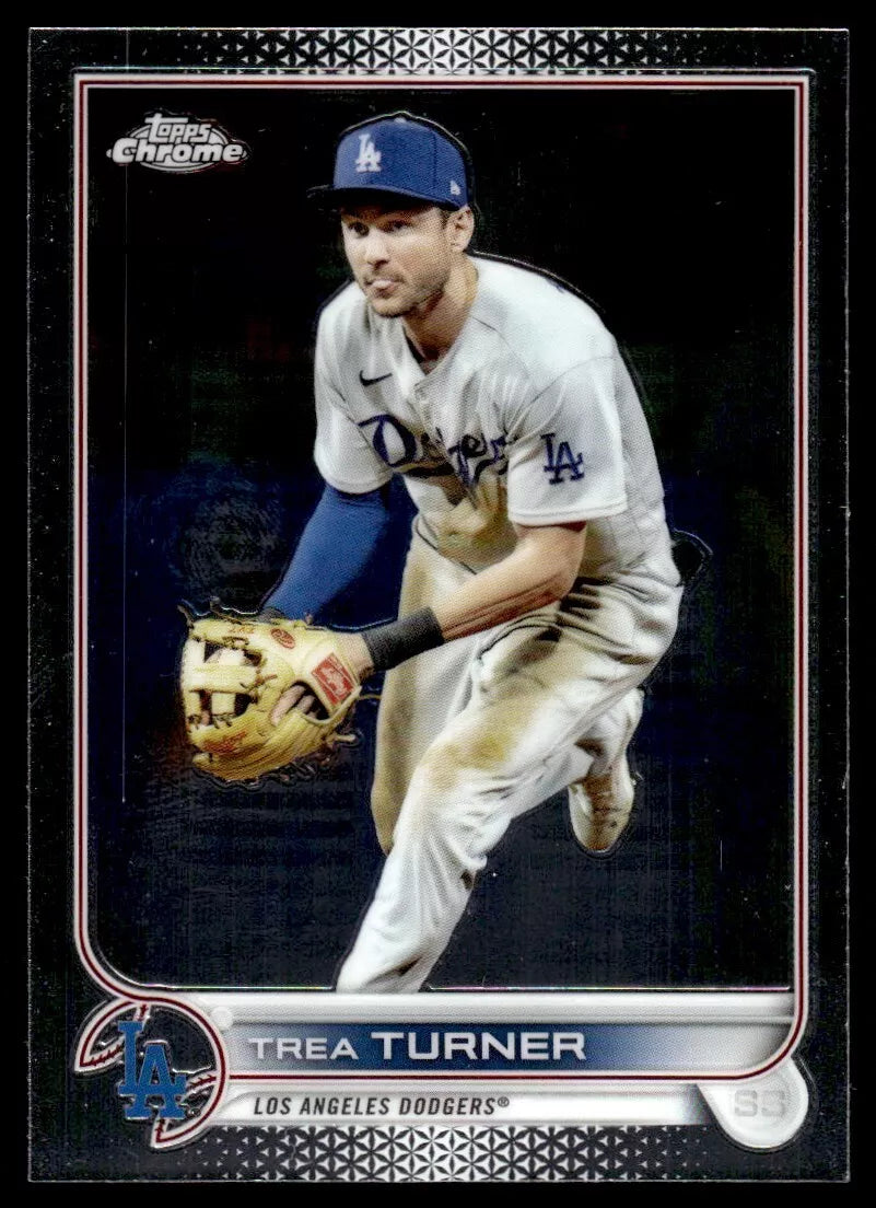 Trea Turner 2022 Topps Chrome Series Mint Card #190