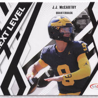 J.J. McCarthy 2024 SAGE Hit Next Level Series Mint Card #90