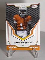 Xavier Worthy 2024 SAGE Black Series Mint Card #34
