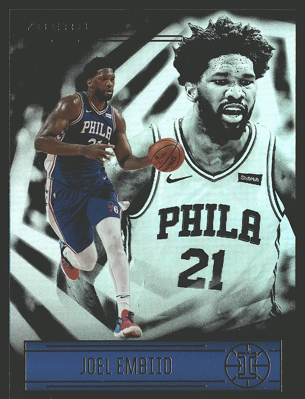 Joel Embiid 2020 2021 Panini  Illusions Series Mint Card #53