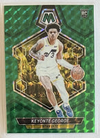 Keyonte George 2023 2024 Panini Mosaic Green Series Mint Rookie Card #222
