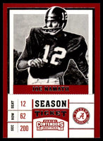 Joe Namath 2017 Panini Contenders Season Ticket Series Mint Card #52
