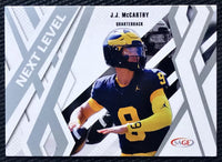 J.J. McCarthy 2024 SAGE Hit Next Level Silver Series Mint Card #90
