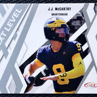 J.J. McCarthy 2024 SAGE Hit Next Level Silver Series Mint Card #90