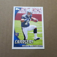 Ryan Mathews 2010 Topps Variation Series Mint Rookie Card #403

