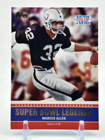 Marcus Allen 2011 Topps Super Bowl Legends Series Mint Card #SBL-XVIII
