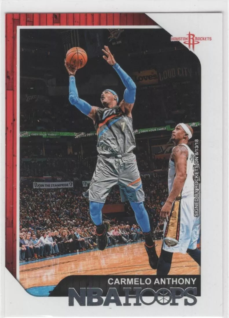 Carmelo Anthony 2018 2019 Hoops Series Mint Card #20