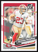 Christian McCaffrey 2023 Donruss Series Mint Card #267
