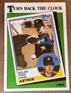 Nolan Ryan 1988 Topps Turn Back The Clock Series Mint Card #661