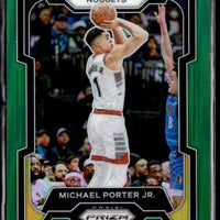 Michael Porter 2023 2024 Panini Prizm Green Series Mint Card #116