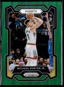 Michael Porter 2023 2024 Panini Prizm Green Series Mint Card #116