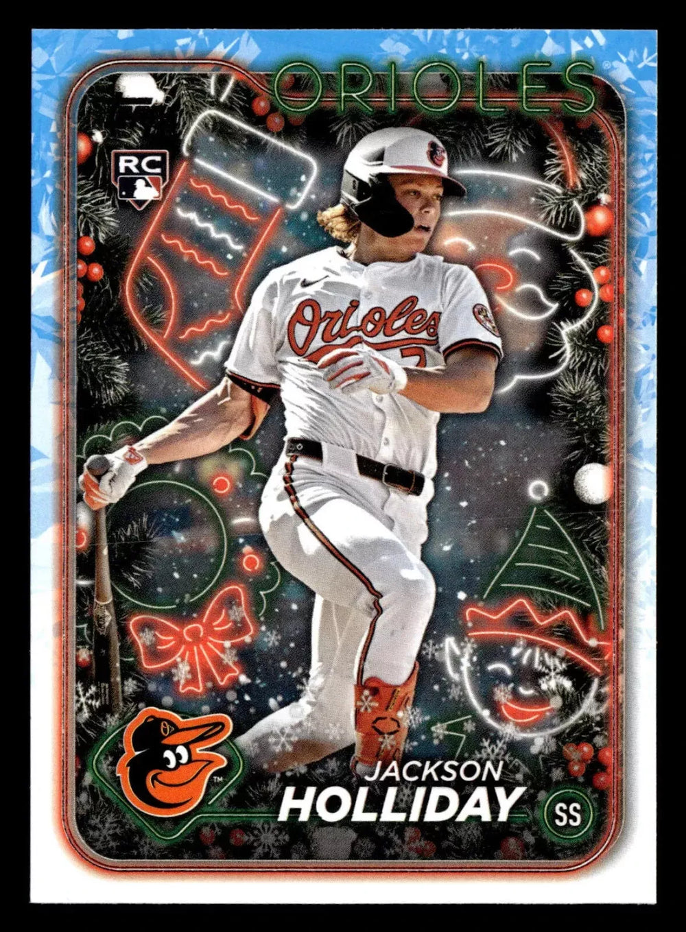 Jackson Holliday 2024 Topps Holiday Series Mint Rookie Card #H50