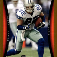 Jason Witten 2008 Bowman Gold Series Mint Card #103