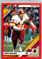 John Riggins 2019 Donruss Press Proof Red Series Mint Card  #184
