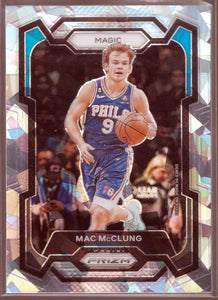 Mac McClung 2023 2024 Panini Prizm Cracked Ice Series Mint Card #258