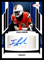 Isaiah Johnson 2024 SAGE Autographed Card #A-IJ
