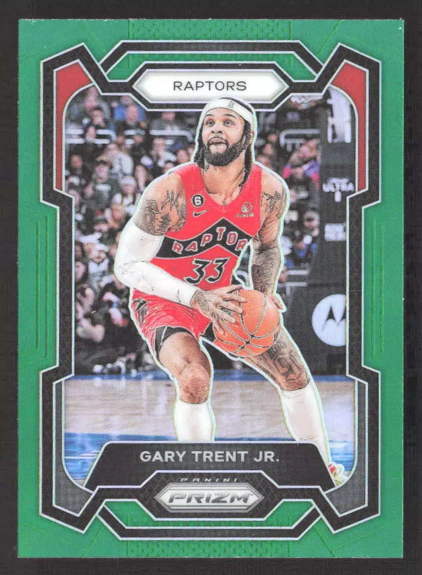 Gary Trent Jr. 2023 2024 Panini Prizm Green Series Mint Card #243