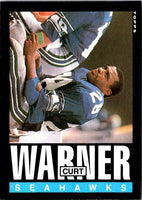Curt Warner 1985 Topps Series Mint Card #392
