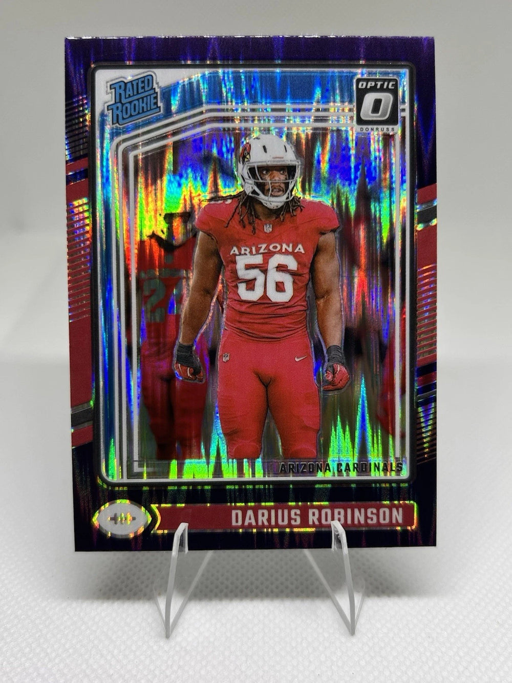 Darius Robinson 2024 Donruss Optic Purple Shock Rated Rookie Series Mint Card #225