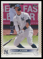 Aaron Judge 2022 Topps Gold Star Series Mint Card #99

