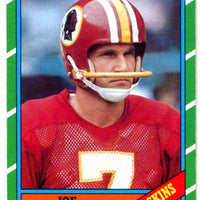 Joe Theismann 1986 Topps Series Card #171