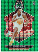 Kobe Brown 2023 2024 Panini Mosaic Green Series Mint Rookie Card #209
