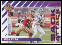 Joey Bosa 2024 Score Sack Attack Pink Series Mint Card #13
