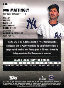 Don Mattingly 2023 Stadium Club Series Mint Card #248