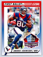 Andre Johnson 2024 Score First Ballot Series Mint Card #3
