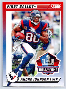 Andre Johnson 2024 Score First Ballot Series Mint Card #3