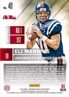 Eli Manning 2015 Playoff Contenders Series Mint Card #40
