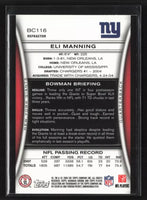 Eli Manning 2008 Bowman Chrome Series Mint Card #BC116

